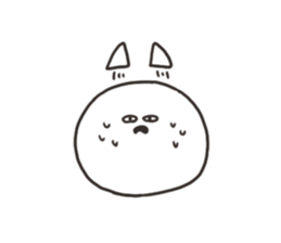 The cat which fluctuates sticker #12813131