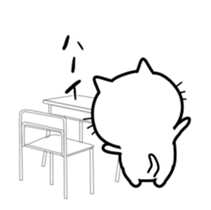 School of the Cat sticker #12813605