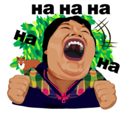 Me with Animals and say Thank You sticker #12813639