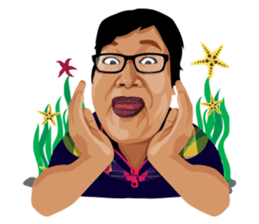 Me with Animals and say Thank You sticker #12813645