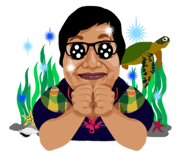 Me with Animals and say Thank You sticker #12813655