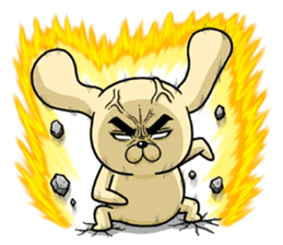Roshihi characters of the anger sticker #12813733