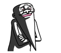 Roshihi characters of the anger sticker #12813756