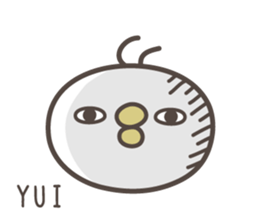 YUI's basic pack,cute chick sticker #12813847