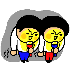 Friend talk sticker Angry version