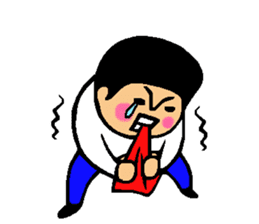 Friend talk sticker Angry version sticker #12813985