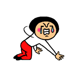 Friend talk sticker Angry version sticker #12813989