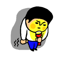 Friend talk sticker Angry version sticker #12813995