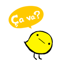 Merry chick sticker #12814306