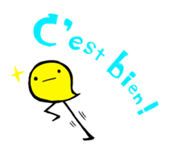 Merry chick sticker #12814314