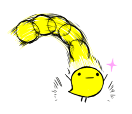 Merry chick sticker #12814327