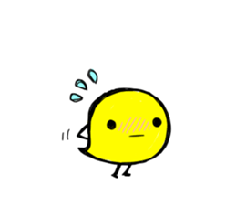 Merry chick sticker #12814329
