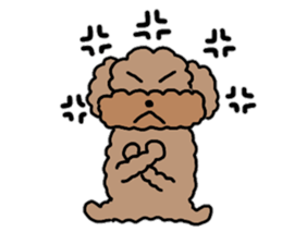 Daily conversation of ugly dog sticker #12814385