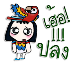 My name is Masaki. I love parrot. sticker #12814482