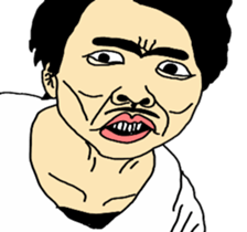 Samurai and ninjya. sticker #12815248