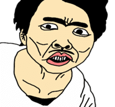 Samurai and ninjya. sticker #12815248