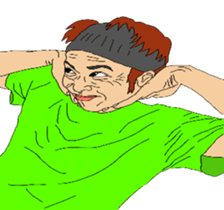 Samurai and ninjya. sticker #12815249