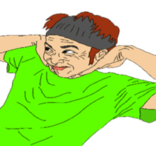 Samurai and ninjya. sticker #12815249