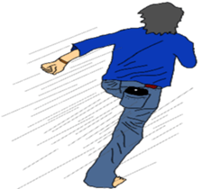 Samurai and ninjya. sticker #12815256