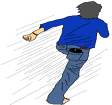 Samurai and ninjya. sticker #12815256