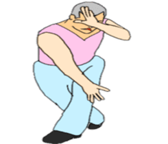 Samurai and ninjya. sticker #12815257