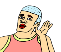 Samurai and ninjya. sticker #12815259