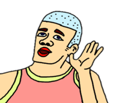 Samurai and ninjya. sticker #12815259