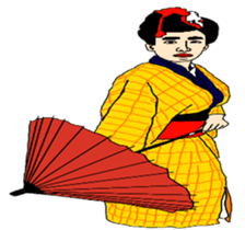 Samurai and ninjya. sticker #12815262