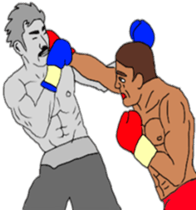 Samurai and ninjya. sticker #12815266