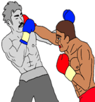 Samurai and ninjya. sticker #12815266