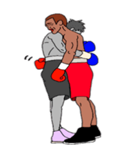 Samurai and ninjya. sticker #12815267