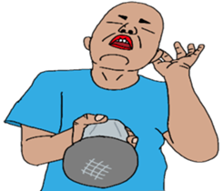 Samurai and ninjya. sticker #12815278