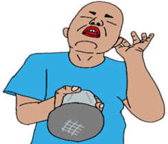 Samurai and ninjya. sticker #12815278