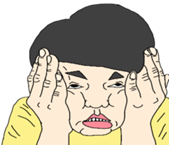 Samurai and ninjya. sticker #12815279