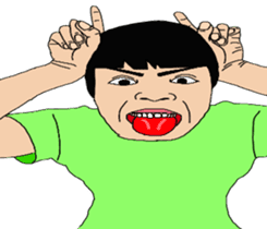 Samurai and ninjya. sticker #12815281