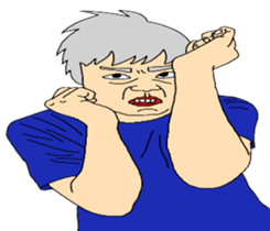 Samurai and ninjya. sticker #12815285