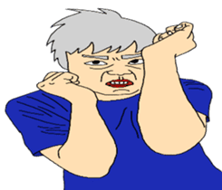 Samurai and ninjya. sticker #12815285