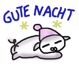 wolf meets red riding hood and piggy sticker #12815328