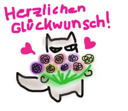 wolf meets red riding hood and piggy sticker #12815347