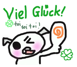 wolf meets red riding hood and piggy sticker #12815350