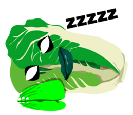 sweet and fresh vegetables sticker #12815690
