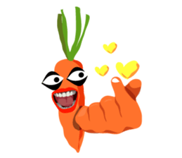 sweet and fresh vegetables sticker #12815693