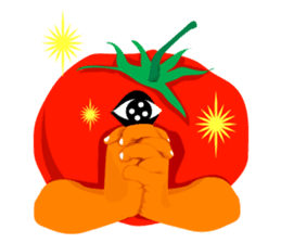 sweet and fresh vegetables sticker #12815701