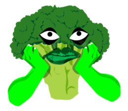 sweet and fresh vegetables sticker #12815713