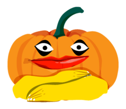 sweet and fresh vegetables sticker #12815723