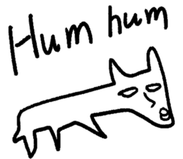 Hum hum. sticker #12815851