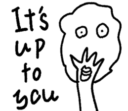 Hum hum. sticker #12815866