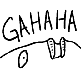 Hum hum. sticker #12815883