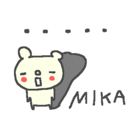 Mika cute bear stickers! sticker #12816848