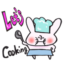 LET'S rabbit sticker #12817391